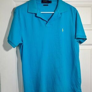 Polo by Ralph Lauren Men's Blue Polo Shirt